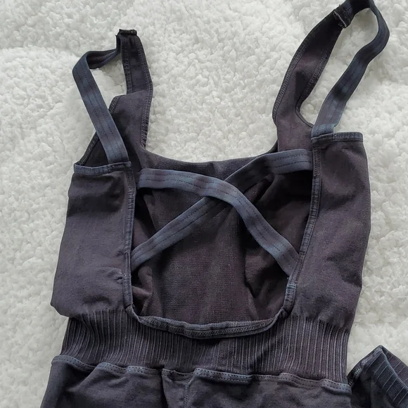 Free People Good Karma Onesie Washed Black - Picture 3 of 16